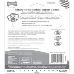 Nylabone FlexiChew Moderate Dog Chew Toys Triple Pack Variety -Pet Toys Shop 59243 PT6. AC SS1800 V1685647195