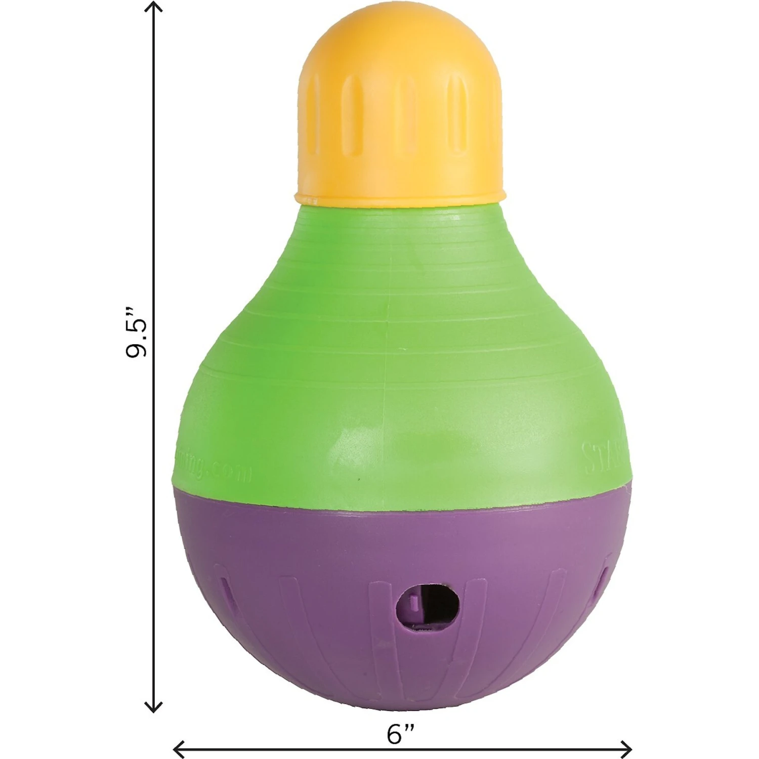 Starmark Treat Dispensing Bob-a-Lot Dog Toy 2 Starmark Treat Dispensing Bob-a-Lot Dog Toy - Image 2