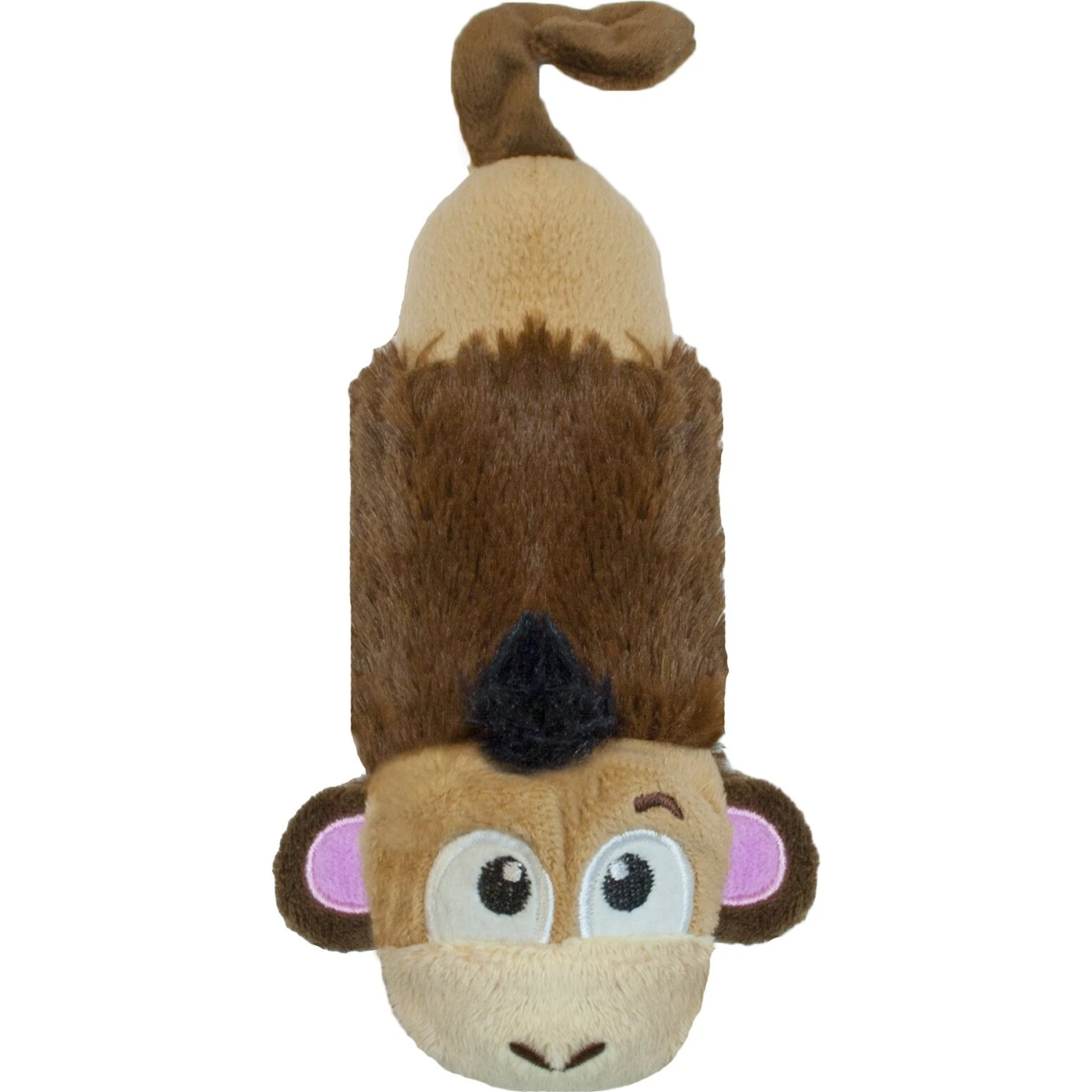 Petstages Monkey Stuffing-Free Squeaky Dog Plush Toy 1 Petstages Monkey Stuffing-Free Squeaky Dog Plush Toy
