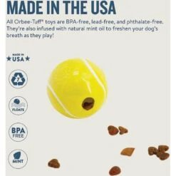 Planet Dog Orbee-Tuff Sport Tennis Ball Tough Dog Chew Toy -Pet Toys Shop 62264 PT2. AC SS1800 V1646769095