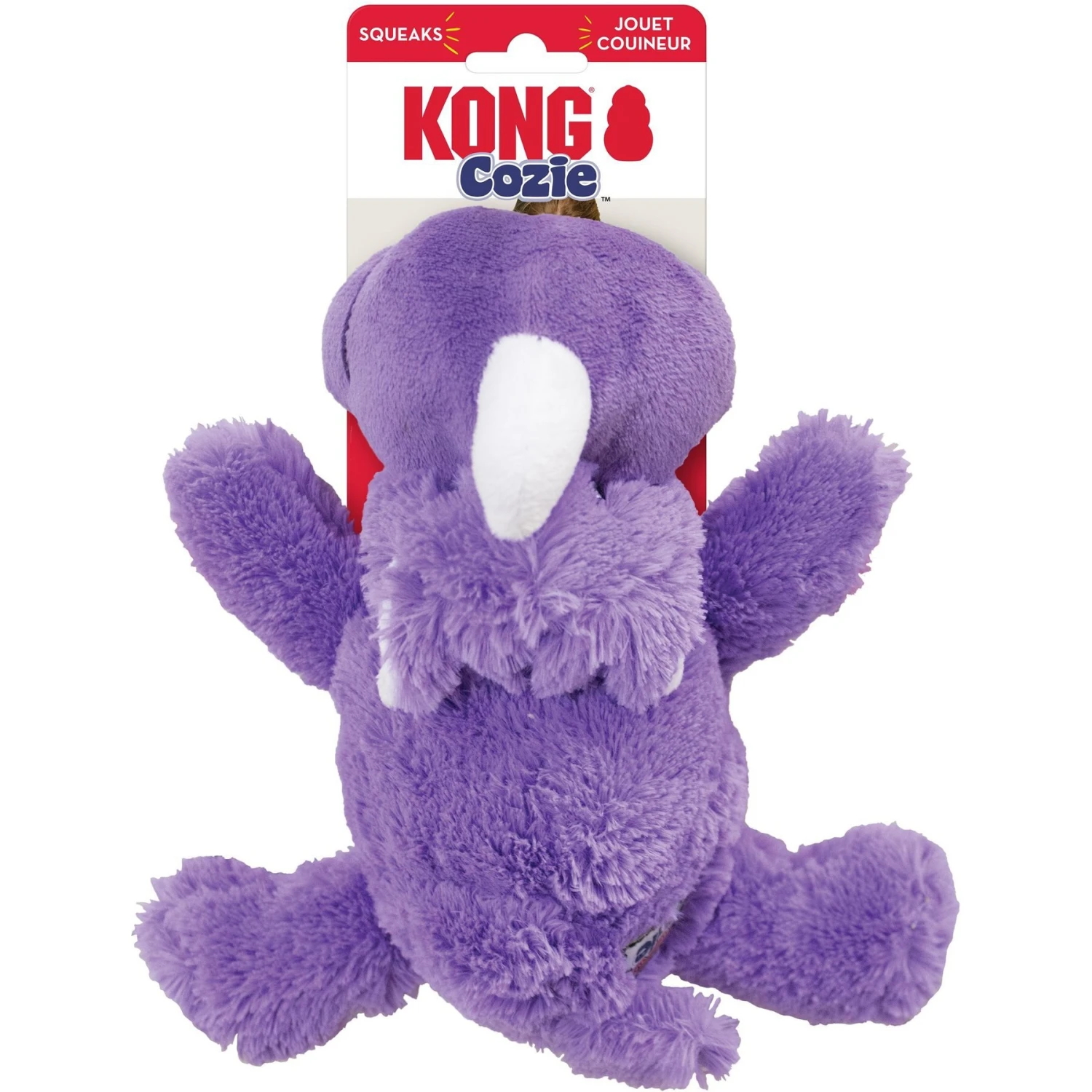 KONG Cozie Rosie The Rhino Dog Toy 4 KONG Cozie Rosie The Rhino Dog Toy - Image 4
