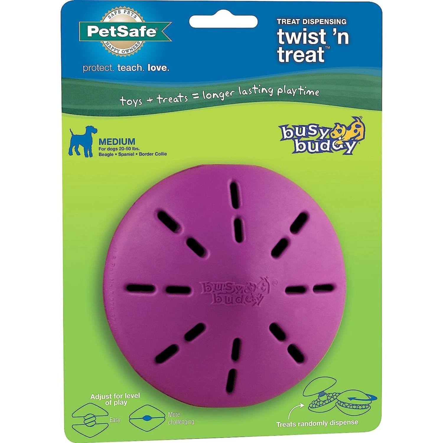 PetSafe Busy Buddy Twist 'n Treat Treat Dispenser Dog Toy 8 PetSafe Busy Buddy Twist 'n Treat Treat Dispenser Dog Toy - Image 8