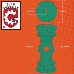 Himalayan Pet Supply Jughead Slim Chew Guardian Chew Smarter Chew Longer Dog Toy, Green, Medium -Pet Toys Shop 641062 PT3. AC SS1800 V1665607762