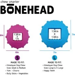 Himalayan Pet Supply Bonehead Chew Guardian Chew Smarter & Longer Dog Toy 13 Himalayan Pet Supply Bonehead Chew Guardian Chew Smarter & Longer Dog Toy -Pet Toys Shop 641086 PT5. AC SS1800 V1665606692