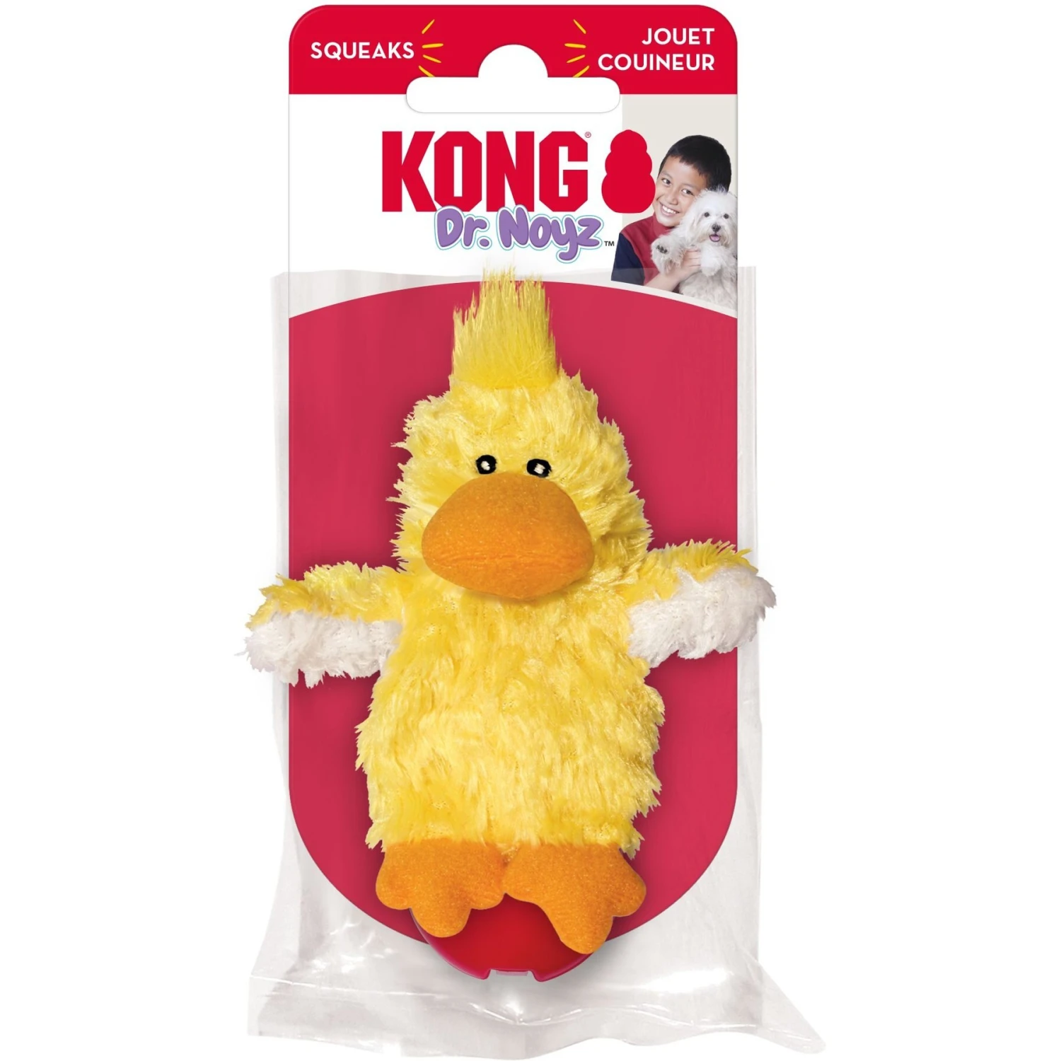 KONG Plush Duck Dog Toy 4 KONG Plush Duck Dog Toy - Image 4