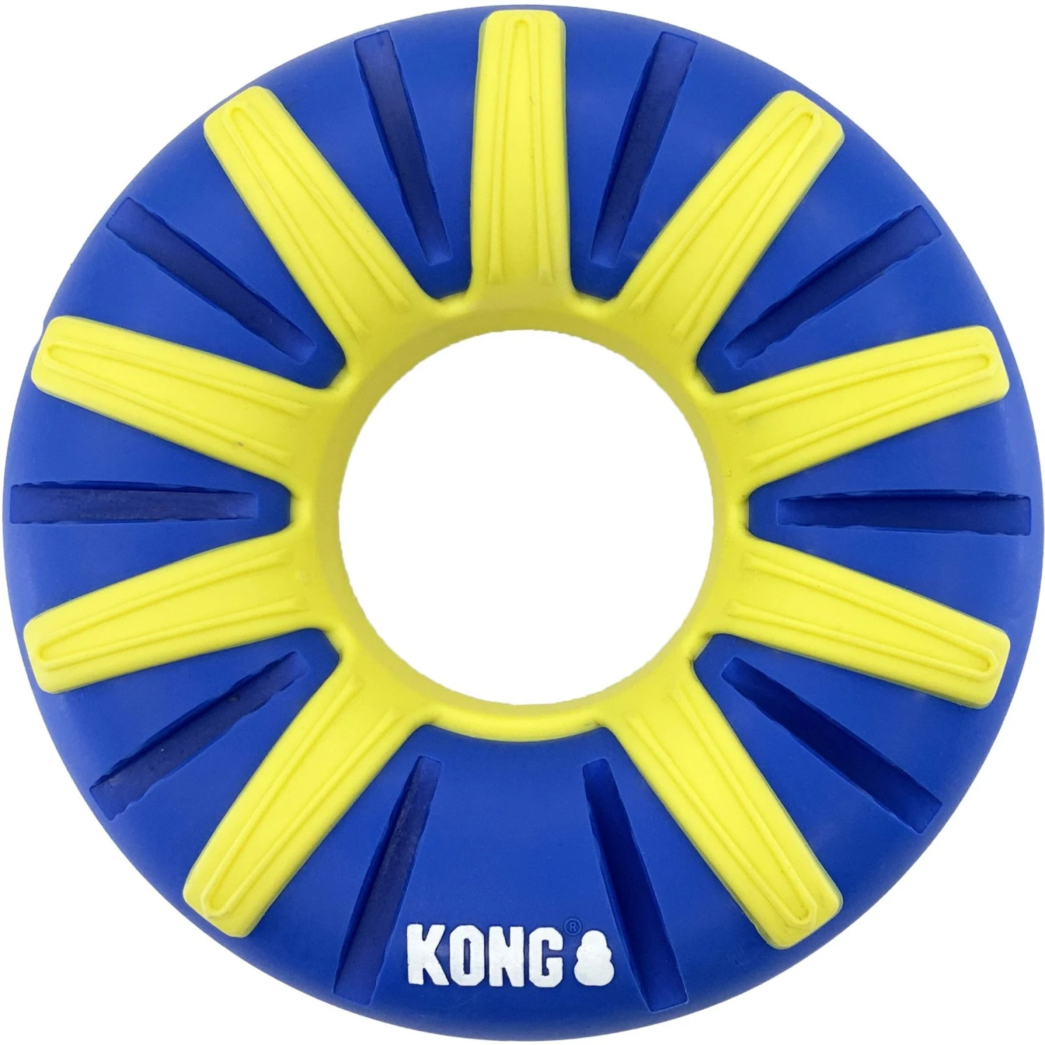 KONG Goodiez Ring Dog Toy, Blue, Medium 1 KONG Goodiez Ring Dog Toy, Blue, Medium