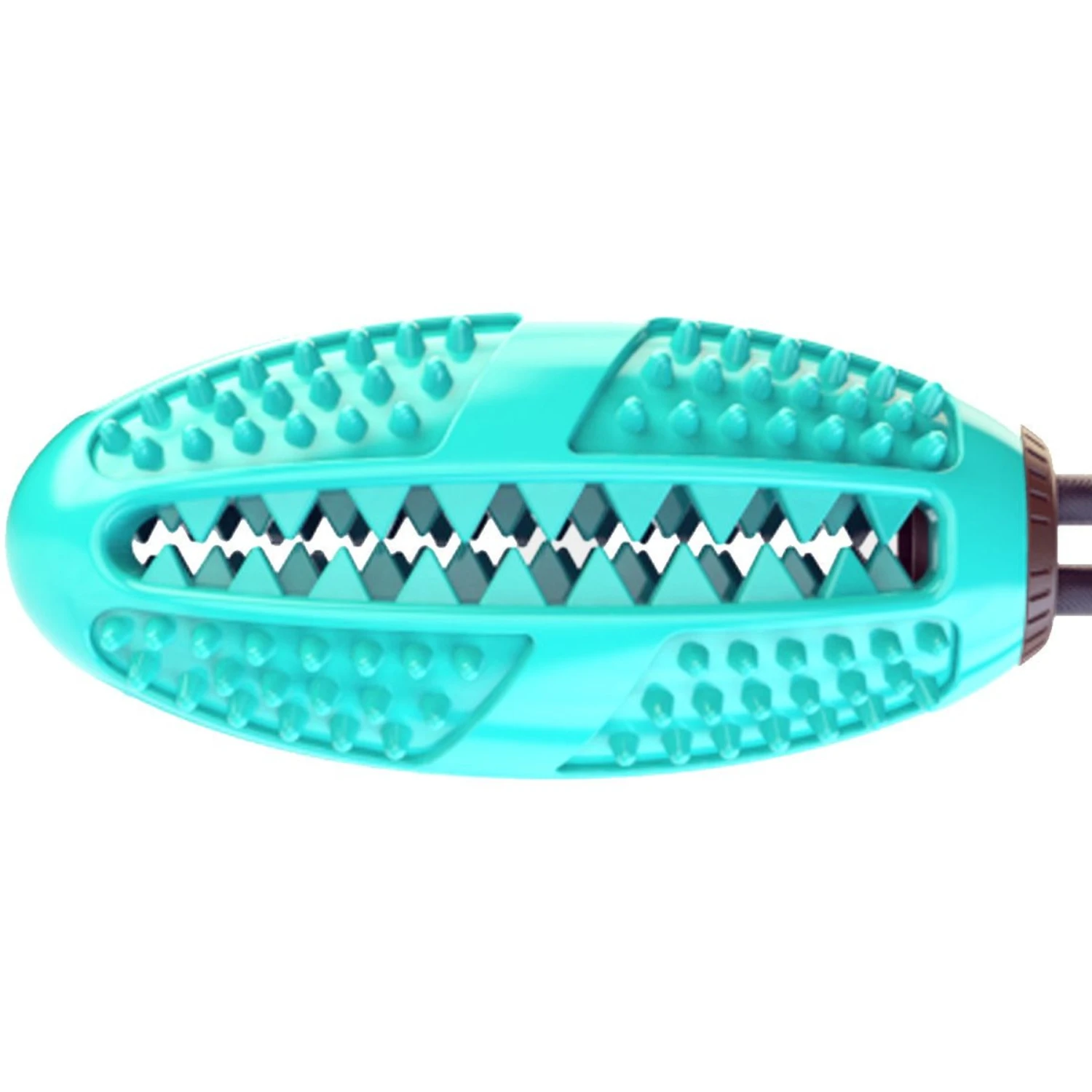 Pet Life 'Grip N' Play' Treat Dispensing Football Shaped Suction Cup Dog Toy 5 Pet Life 'Grip N' Play' Treat Dispensing Football Shaped Suction Cup Dog Toy - Image 5