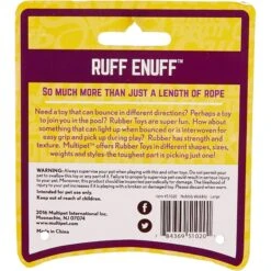 Multipet Nobbly Wobbly Ball Dog Toy, Color Varies -Pet Toys Shop 68138 PT6. AC SS1800 V1545172141