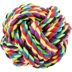 Multipet Nuts For Knots Ball Dog Toy, Color Varies