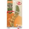Nylabone Power Chew Gator Tail Alternative Chicken Flavor Dog Chew Toy, Large