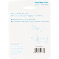 Booda Multi Color 2-Knot Rope Bone Dog Toy -Pet Toys Shop 70593 PT4. AC SS1800 V1545172478
