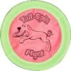 Booda Soft Bite Tail Spin Flyer Flying Disc Dog Toy, Color Varies