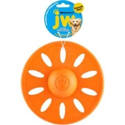 JW Pet Whirlwheel Flying Disk Dog Toy, Color Varies