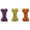 HuggleHounds HuggleFleece Bones Dog Toy Variety Pack, Large, 3 Count