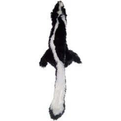 Ethical Pet Skinneeez Forest Series Skunk Stuffing-Free Squeaky Plush Dog Toy