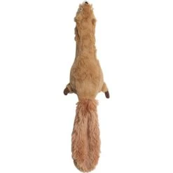 Ethical Pet Skinneeez Plus Squirrel Stuffing-Free Squeaky Plush Dog Toy