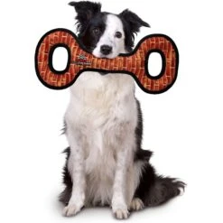 Tuffy's Mega Tug Oval Squeaky Plush Dog Toy -Pet Toys Shop 72155 PT2. AC SS1800 V1589493365