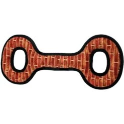 Tuffy's Mega Tug Oval Squeaky Plush Dog Toy -Pet Toys Shop 72155 PT3. AC SS1800 V1589493363