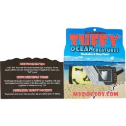 Tuffy's Ocean Creatures Burtle Turtle Plush Dog Toy -Pet Toys Shop 72169 PT6. AC SS1800 V1589493388