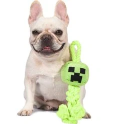 Fetch For Pets Minecraft Creeper Rope Squeaky Dog Toy -Pet Toys Shop 728574 PT3. AC SS1800 V1682608555