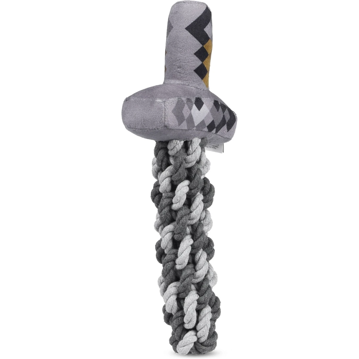 Fetch For Pets Minecraft Iron Sword Rope Squeaky Dog Toy 2 Fetch For Pets Minecraft Iron Sword Rope Squeaky Dog Toy - Image 2