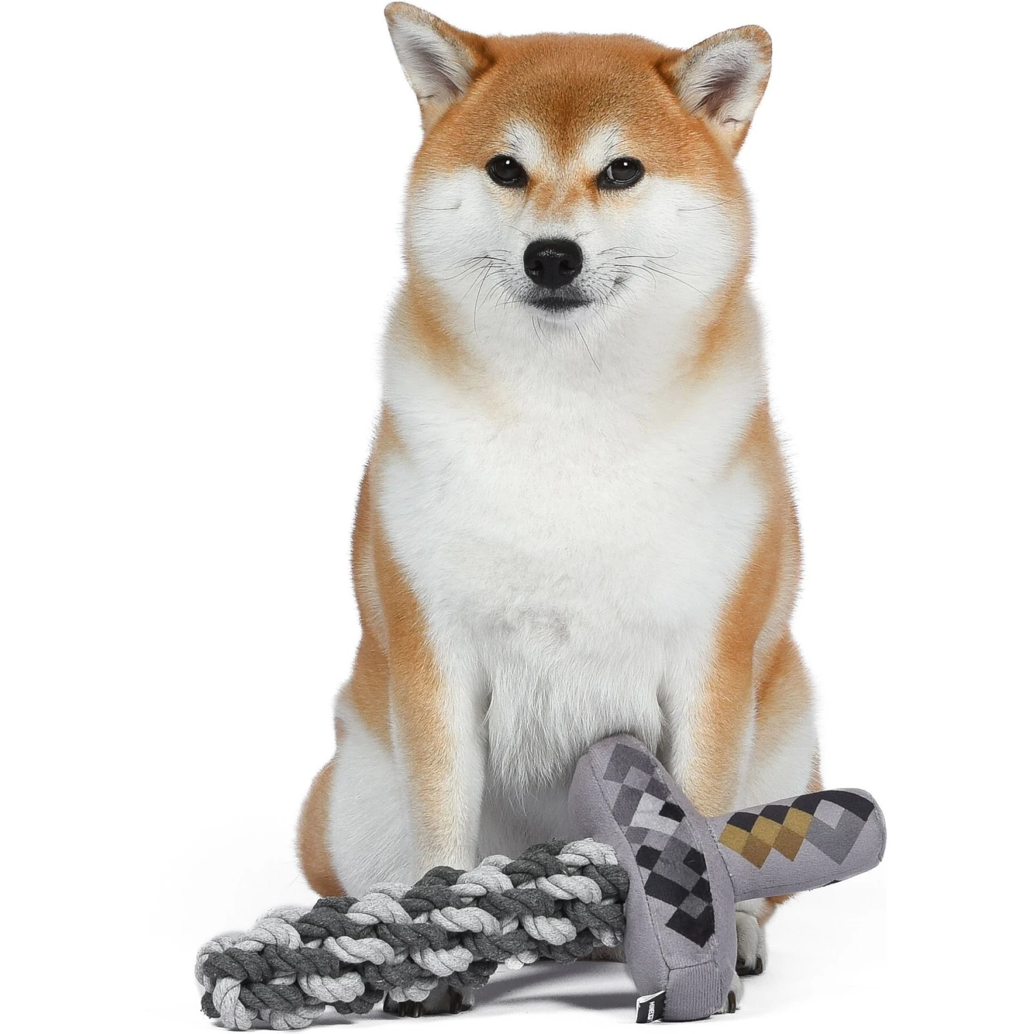 Fetch For Pets Minecraft Iron Sword Rope Squeaky Dog Toy 4 Fetch For Pets Minecraft Iron Sword Rope Squeaky Dog Toy - Image 4