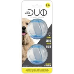 Zeus Duo Ball With Squeaker & Glow Dog Toy