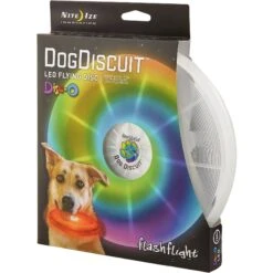 Nite Ize Flashflight Discuit LED Flying Disc Dog Toy -Pet Toys Shop 73842 PT5. AC SS1800 V1587155235
