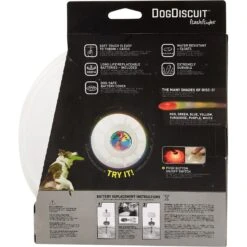 Nite Ize Flashflight Discuit LED Flying Disc Dog Toy -Pet Toys Shop 73842 PT6. AC SS1800 V1587155266