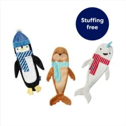 Frisco Holiday Arctic Friends Stuffing-Free Skinny Plush Squeaky Dog Toy 8 Frisco Holiday Arctic Friends Stuffing-Free Skinny Plush Squeaky Dog Toy -Pet Toys Shop 739878 PT2. AC SS1800 V1694813220