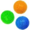 CoCoo Spiky Squeaky Dog & Ferret Rubber Ball, Dental Chew Fetch & Play Toy
