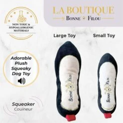 Bonne Et Filou Red Bottom Shoe Squeaky Dog Toy -Pet Toys Shop 762814 PT2. AC SS1800 V1682102004