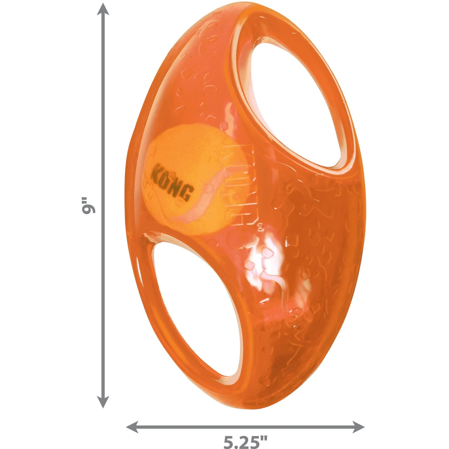 KONG Jumbler Football Dog Toy, Color Varies 2 KONG Jumbler Football Dog Toy, Color Varies - Image 2