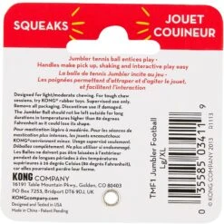 KONG Jumbler Football Dog Toy, Color Varies 15 KONG Jumbler Football Dog Toy, Color Varies -Pet Toys Shop 77648 PT8. AC SS1800 V1558555664