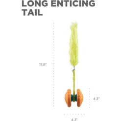 Outward Hound Tail Spinner Squeaky Furry Tail Chaser Dog Toy, Orange -Pet Toys Shop 786350 PT4. AC SS1800 V1682690315