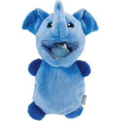 Outward Hound Ball Hogz Elephant Hide & Seek Tennis Balls Dog Toy, Blue