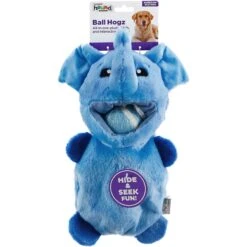 Outward Hound Ball Hogz Elephant Hide & Seek Tennis Balls Dog Toy, Blue -Pet Toys Shop 786398 PT6. AC SS1800 V1682622141