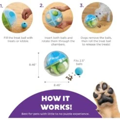 Outward Hound A-Maze Ball Puzzle & Treat Maze Interactive Dog Toy, Green -Pet Toys Shop 786510 PT2. AC SS1800 V1694286770