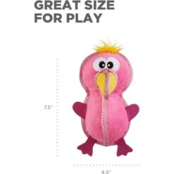 Outward Hound Xtreme Seamz Flamingo Squeaky Durable Dog Toy, Pink, Medium -Pet Toys Shop 786638 PT4. AC SS1800 V1682621997