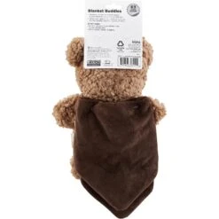 Outward Hound Blanket Buddies Brown Bear Small Blacket Treat & Squeaky Dog Toy, Brown -Pet Toys Shop 786718 PT7. AC SS1800 V1682628115