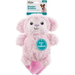 Outward Hound Blanket Buddies Pink Lamb Small Blacket Treat & Squeaky Dog Toy, Pink -Pet Toys Shop 786750 PT6. AC SS1800 V1682622082