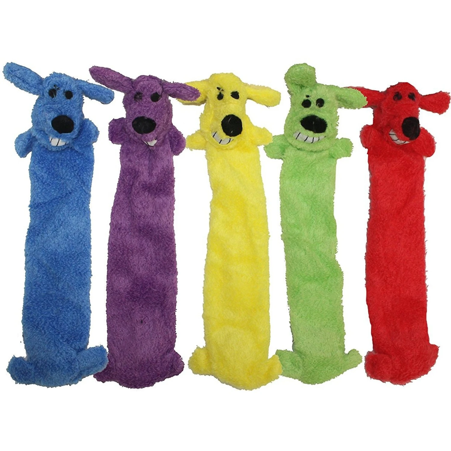 Multipet Loofa Light-Weight Squeaky Stuffing-Free Dog Toy, Color Varies 2 Multipet Loofa Light-Weight Squeaky Stuffing-Free Dog Toy, Color Varies - Image 2