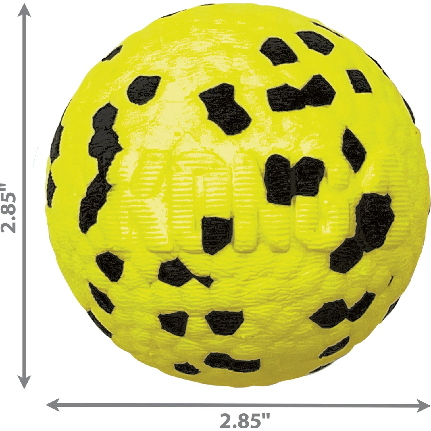 KONG Reflex Ball Dog Toy, Yellow 2 KONG Reflex Ball Dog Toy, Yellow - Image 2