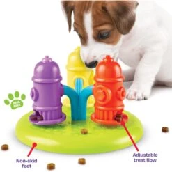 Brightkins Spinning Hydrants Treat Puzzle Dog Toy -Pet Toys Shop 805406 PT4. AC SS1800 V1682450445