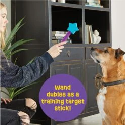 Brightkins Magic Wand! Star Treat Dispensing Dog Tpy 8 Brightkins Magic Wand! Star Treat Dispensing Dog Tpy -Pet Toys Shop 805454 PT2. AC SS1800 V1678999699