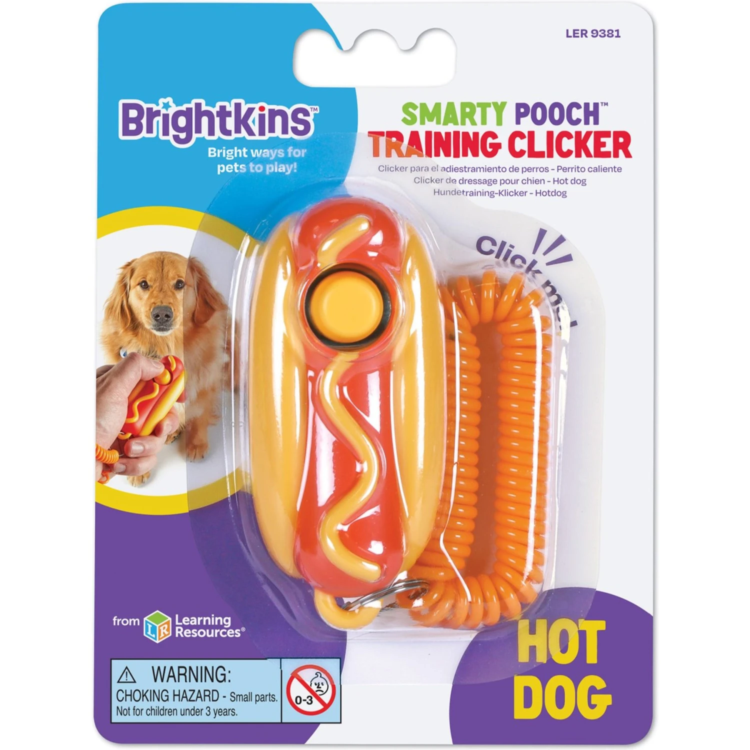 Brightkins Smarty Pooch Hot Dog Dog Training Clicker 5 Brightkins Smarty Pooch Hot Dog Dog Training Clicker - Image 5