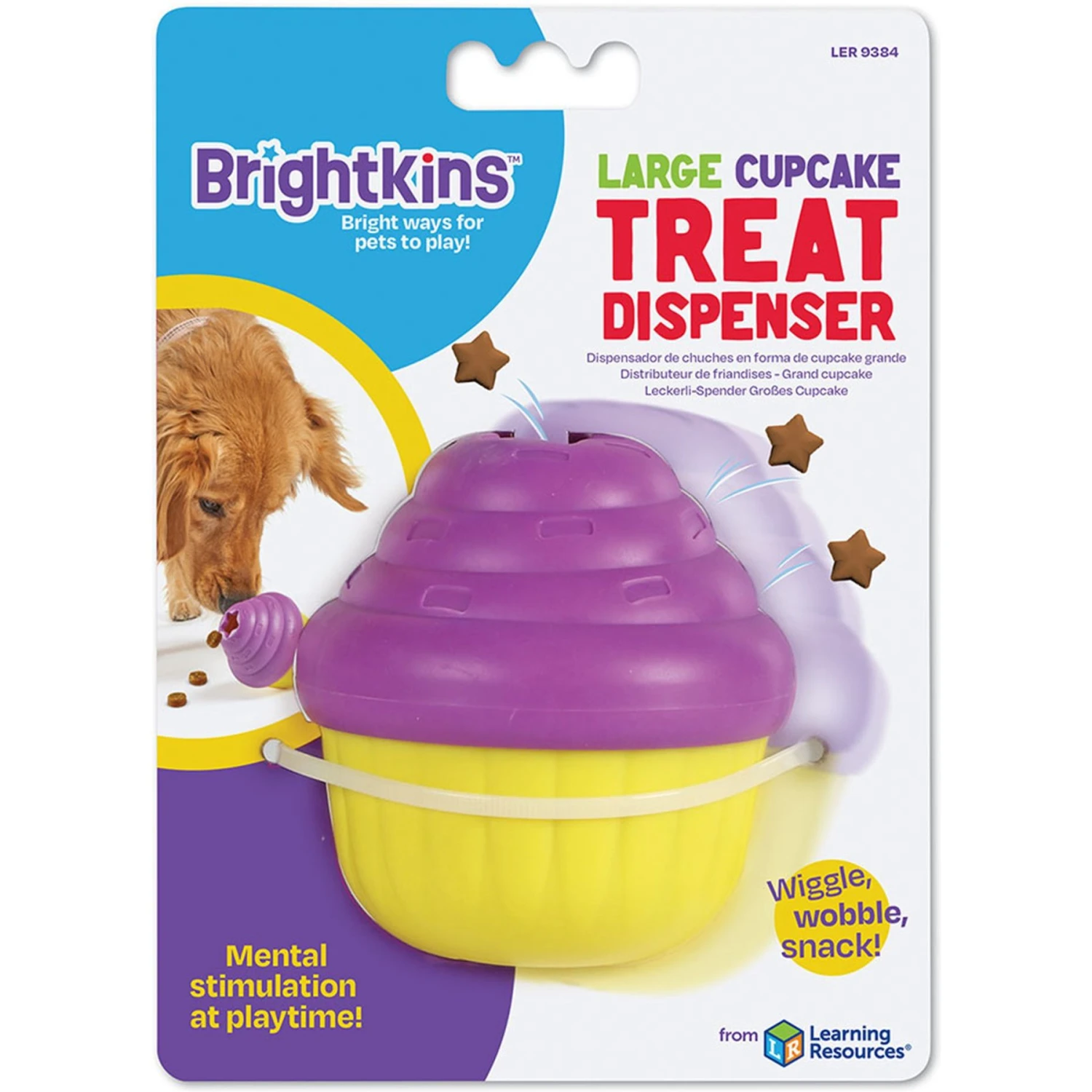 Brightkins Cupcake Treat Dispensing Dog Toy, Large 6 Brightkins Cupcake Treat Dispensing Dog Toy, Large - Image 6