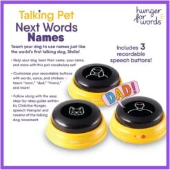 Hunger For Words Talking Pet Next Words: Names Dog Toy -Pet Toys Shop 805566 PT2. AC SS1800 V1679069473