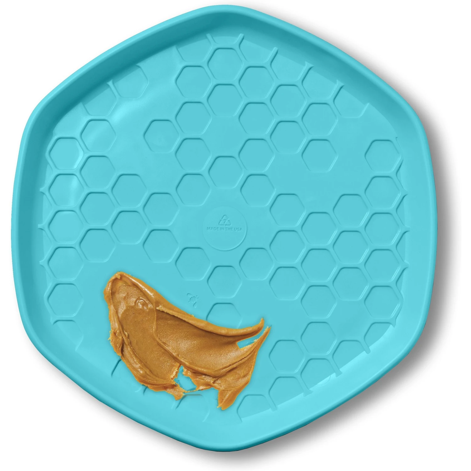 Project Hive Pet Company Hive Soothing Vanilla Scented Disc & Lick Mat Dog Toy, Blue 2 Project Hive Pet Company Hive Soothing Vanilla Scented Disc & Lick Mat Dog Toy, Blue - Image 2