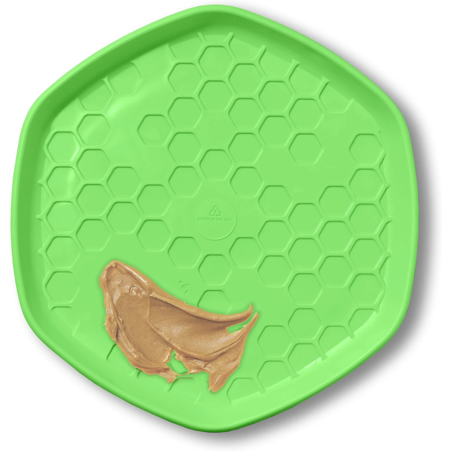 Project Hive Pet Company Hive Tropical Coconut Scented Disc & Lick Mat Dog Toy, Green 2 Project Hive Pet Company Hive Tropical Coconut Scented Disc & Lick Mat Dog Toy, Green - Image 2
